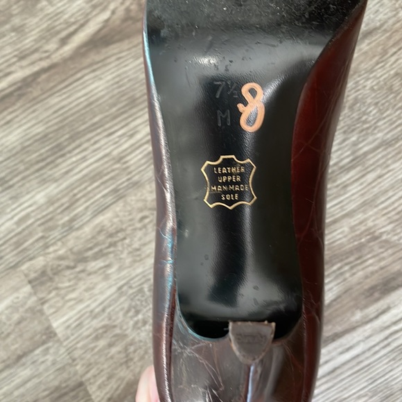 Vintage leather jazz brand heels - Picture 7 of 7